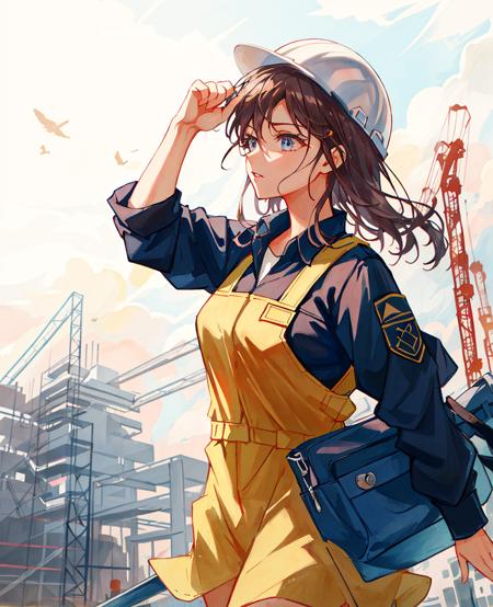 00131-2798596924-In this powerful cowboy_shot, we see a female construction worker wearing a sturdy hardhat amidst a backdrop of steel beams._The.png